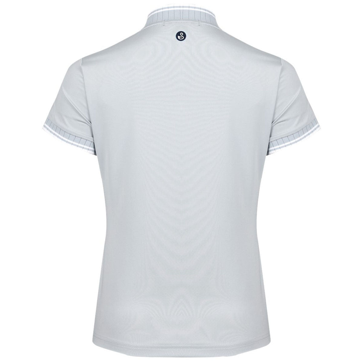 Swannies Women's Grey Tara Tipped Polo