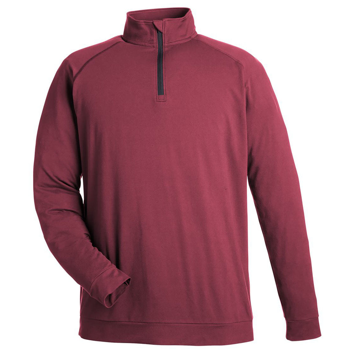Swannies Men's Maroon Colt Quarter-Zip Pullover