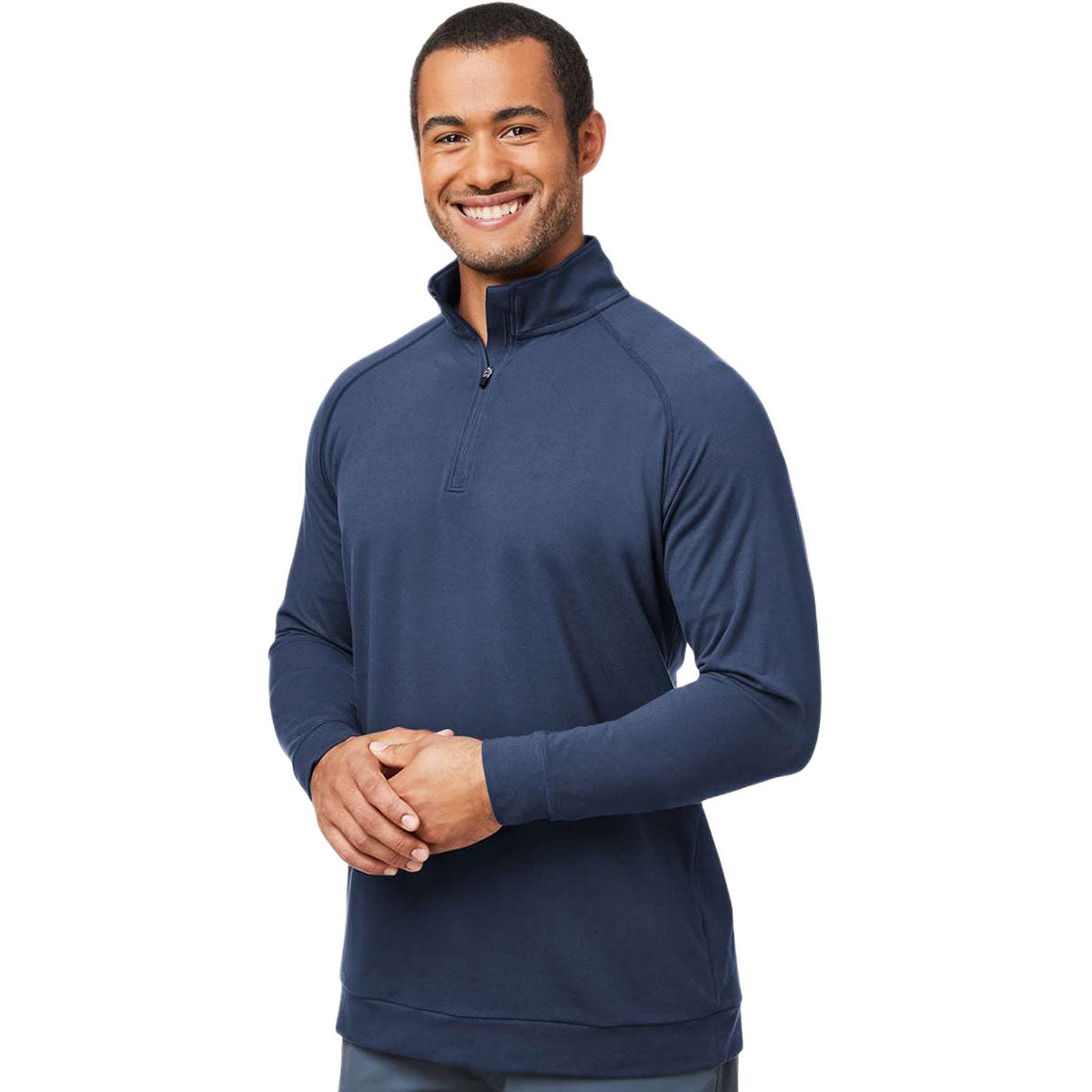Swannies Men's Navy Colt Quarter-Zip Pullover