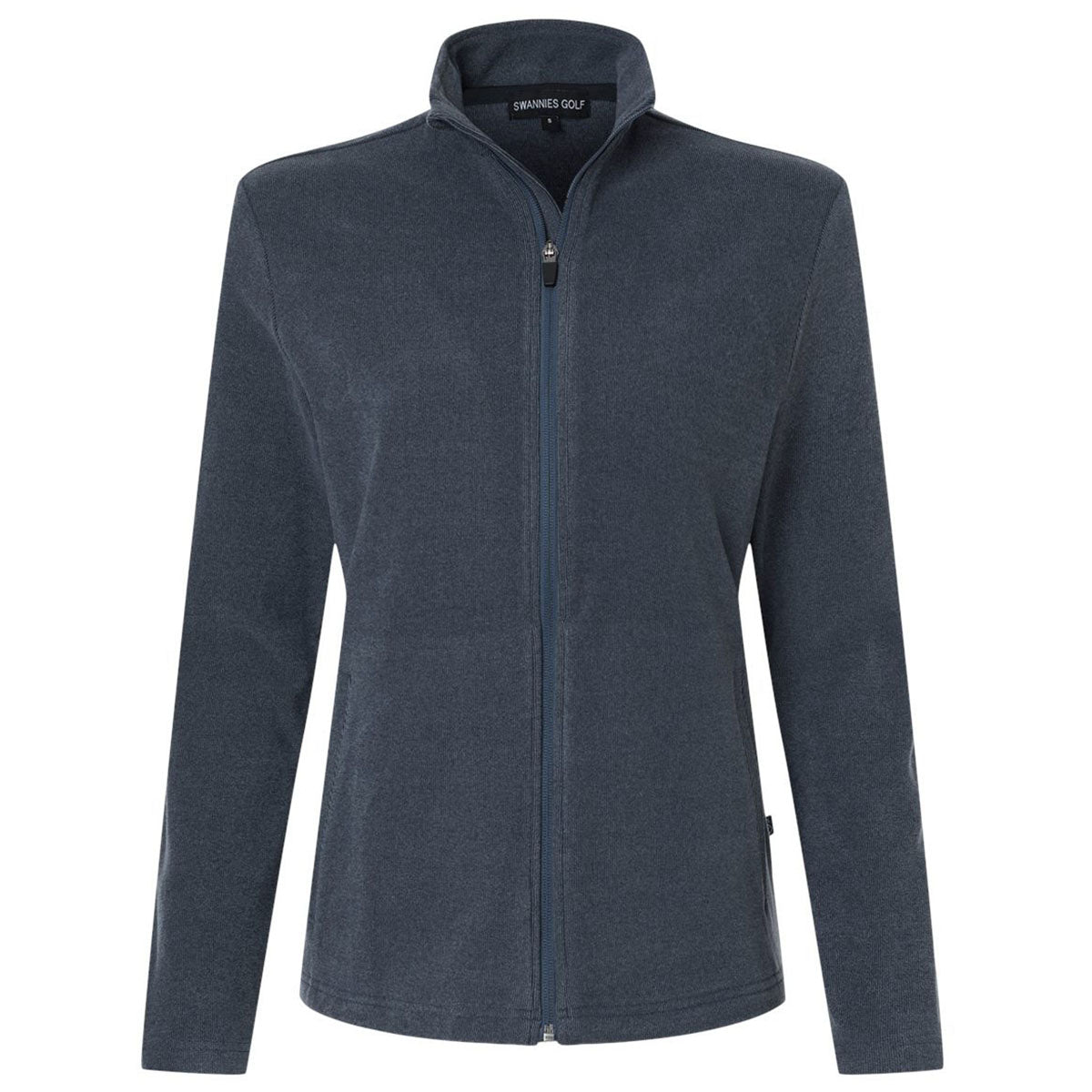 Swannies Women's Navy Heather Emily Full-Zip