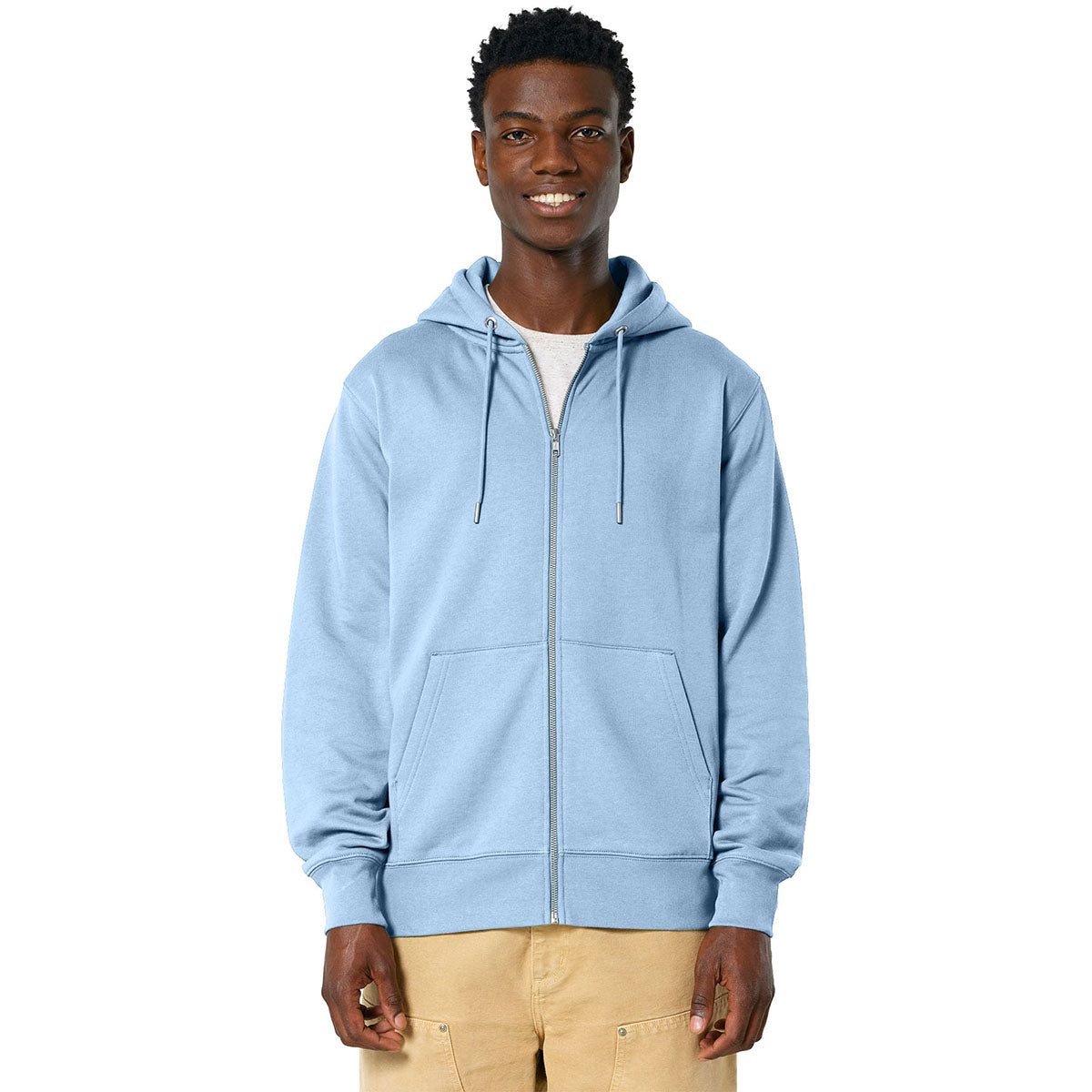 Stanley/Stella Unisex Blue Soul Cultivator 2.0 Full-Zip Hooded Sweatshirt