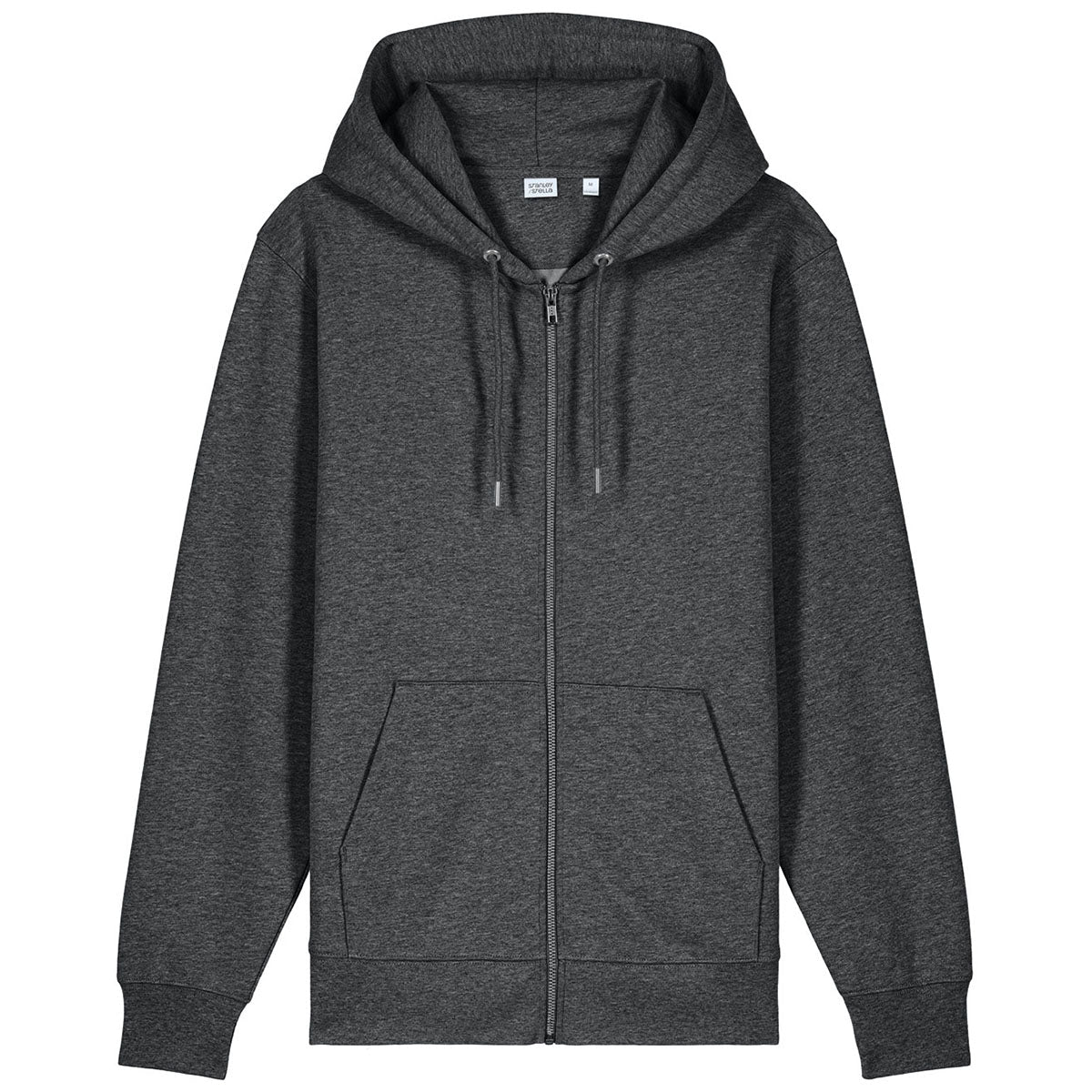 Stanley/Stella Unisex Dark Heather Grey Cultivator 2.0 Full-Zip Hooded Sweatshirt