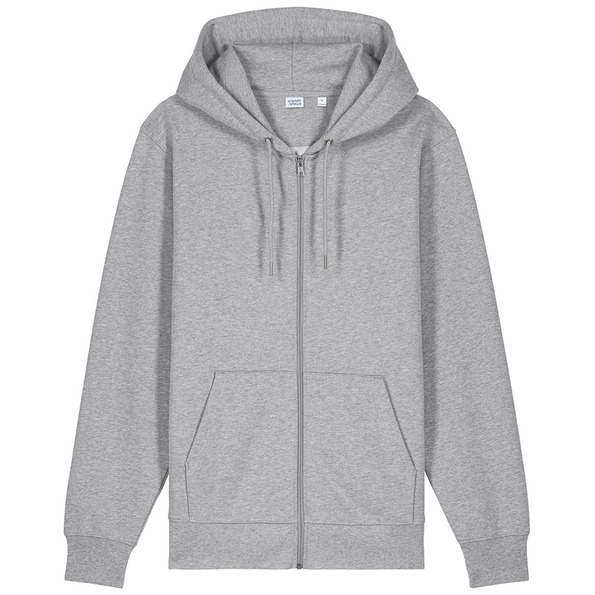 Stanley/Stella Unisex Heather Grey Cultivator 2.0 Full-Zip Hooded Sweatshirt