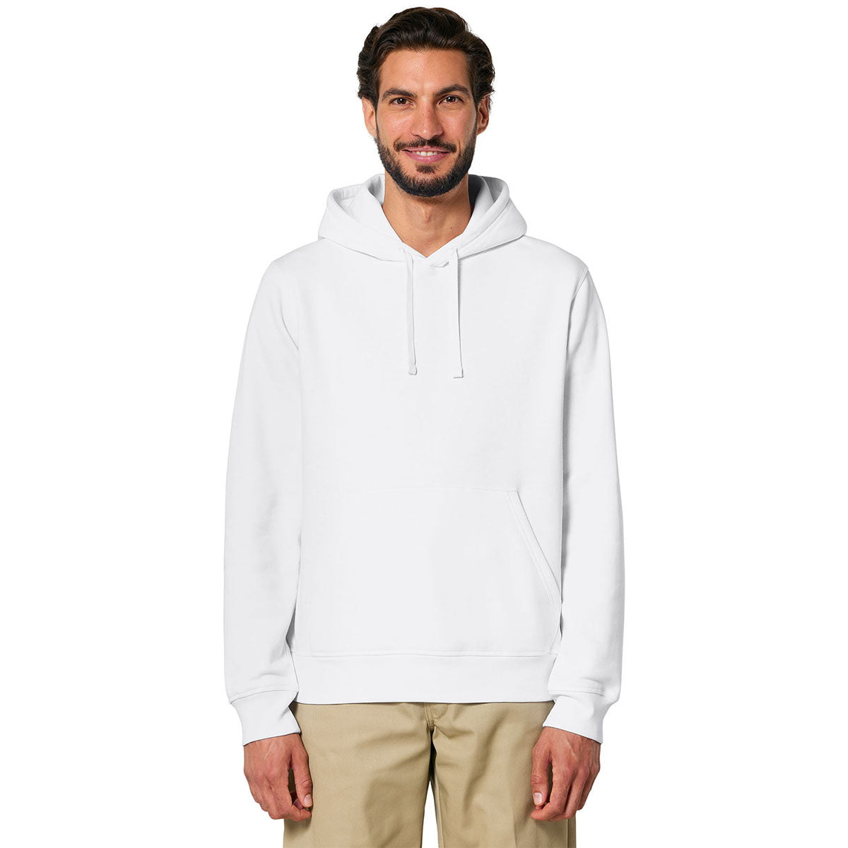 Stanley/Stella Unisex White Drummer 2.0 Hooded Sweatshirt