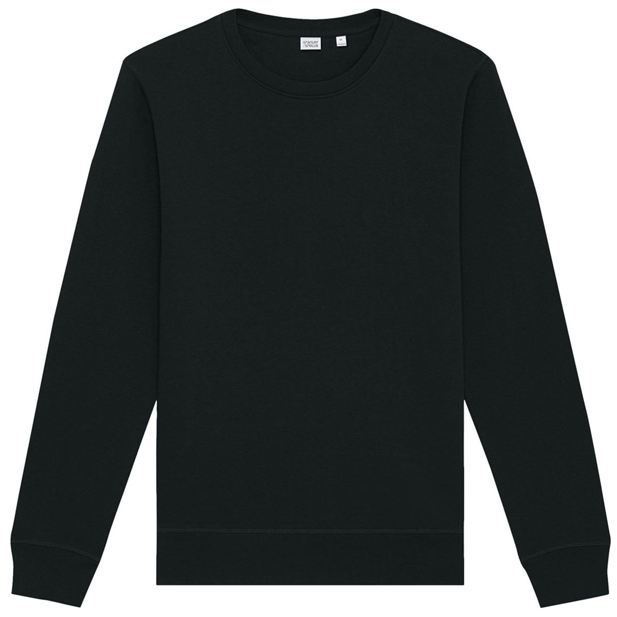 Stanley/Stella Unisex Black Roller Crewneck Sweatshirt