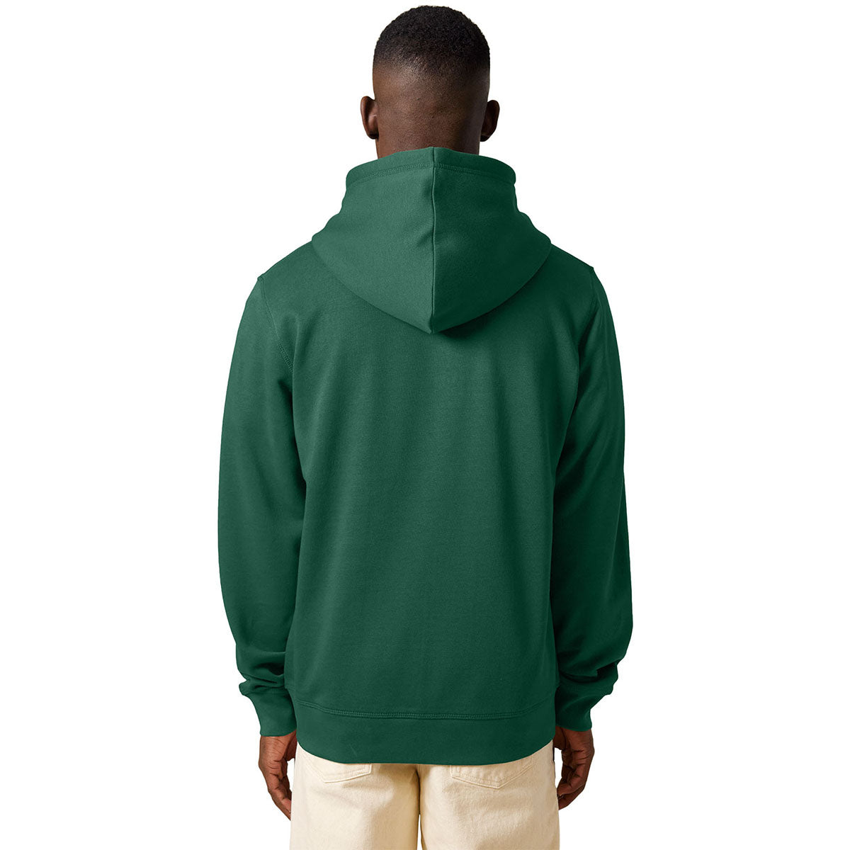 Stanley/Stella Unisex Bottle Green Mixer Full-Zip Hooded Sweatshirt
