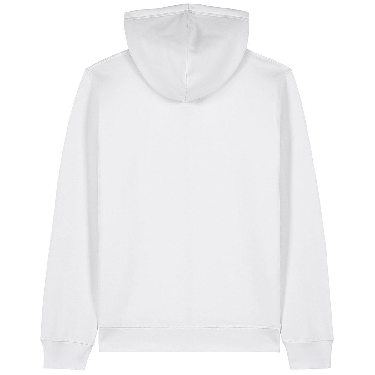 Stanley/Stella Unisex White Mixer Full-Zip Hooded Sweatshirt