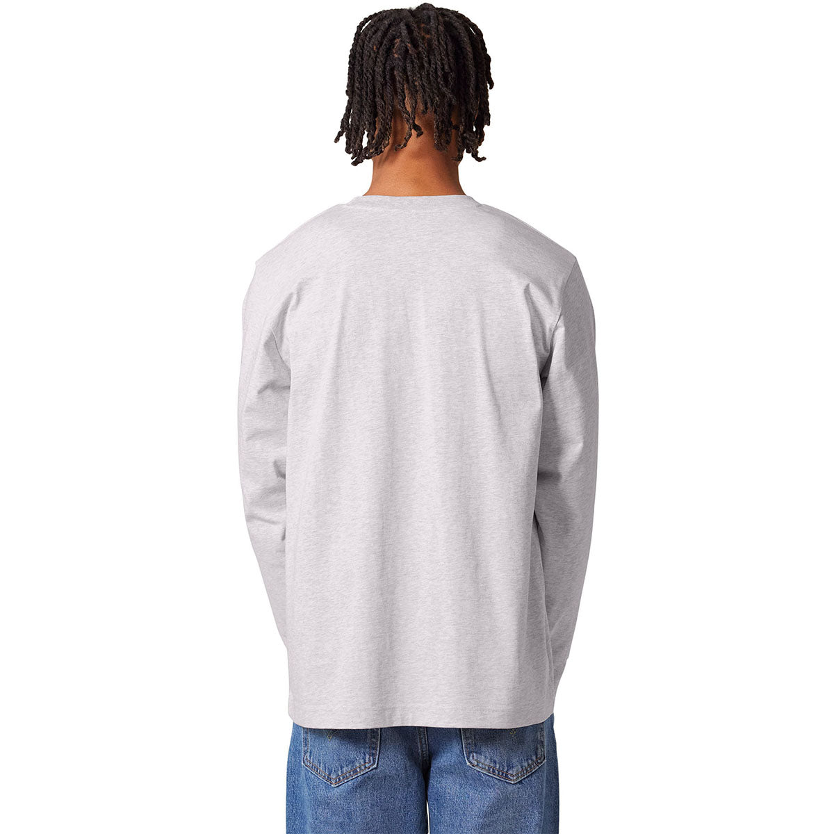 Stanley/Stella Unisex Cool Heather Grey Freestyler Heavyweight Long Sleeve Tee