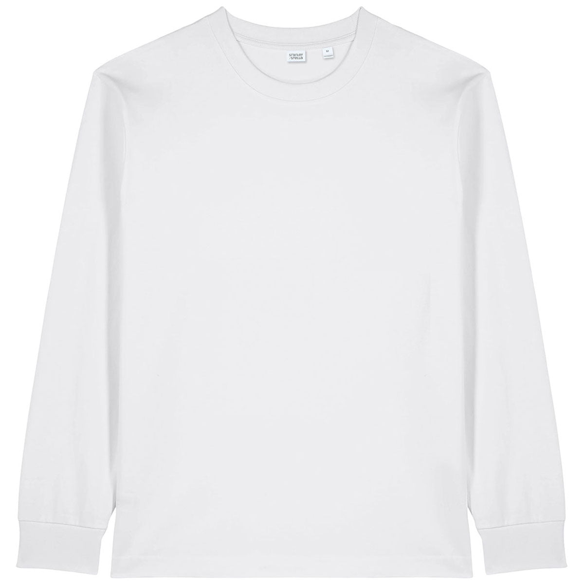 Stanley/Stella Unisex White Freestyler Heavyweight Long Sleeve Tee