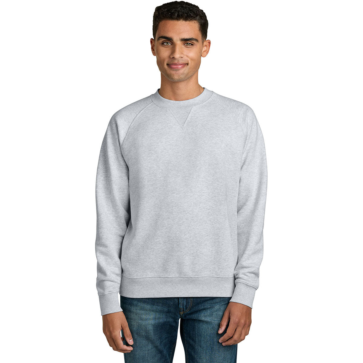 Stanley/Stella Unisex Cool Heather Grey Knoxer Crewneck Sweatshirt