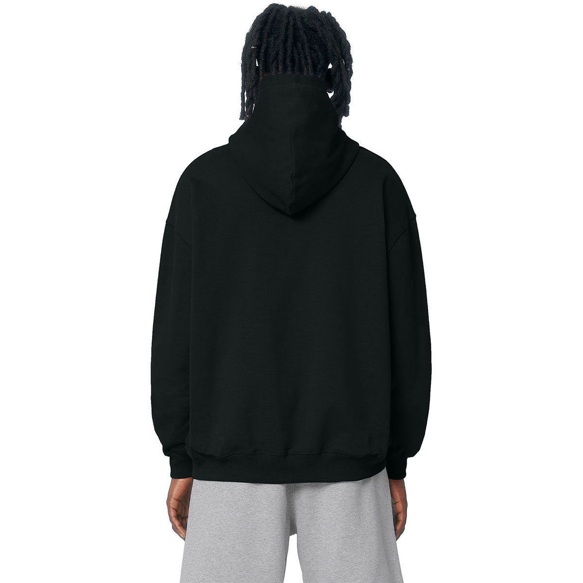 Stanley/Stella Unisex Black Cooper Dry Hooded Sweatshirt