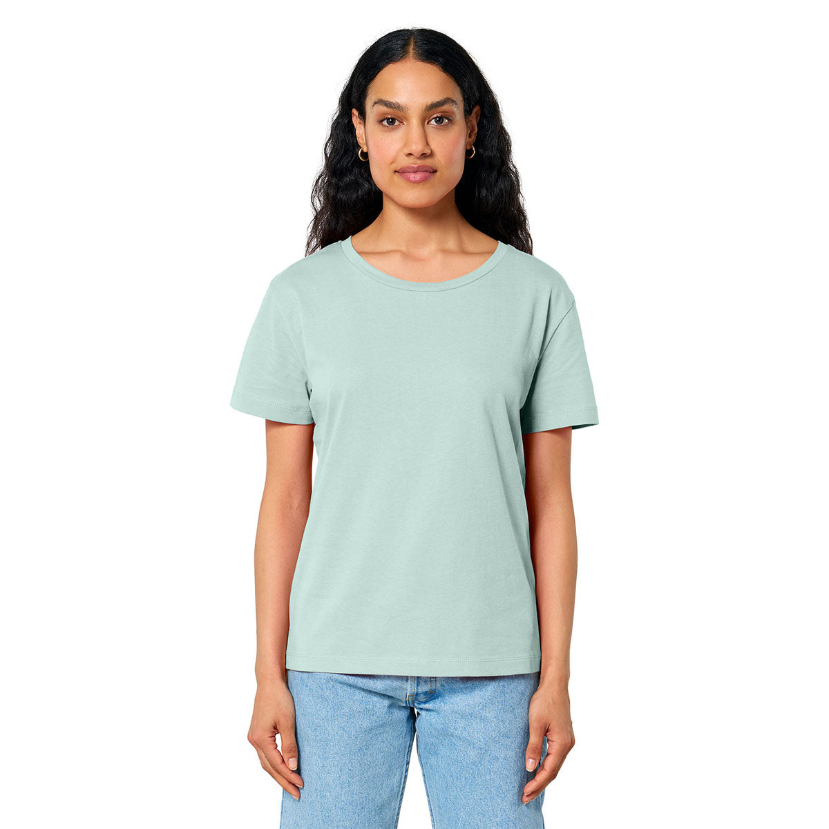 Stanley/Stella Women's Caribbean Blue Stella Serena Scoop Neck Tee