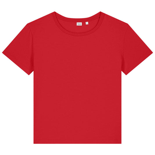 Stanley/Stella Women's Red Stella Serena Scoop Neck Tee