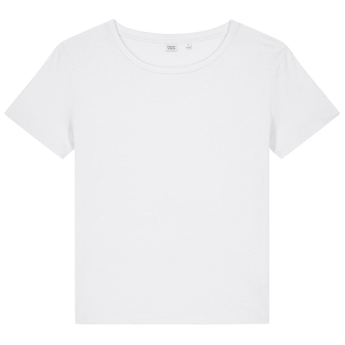 Stanley/Stella Women's White Stella Serena Scoop Neck Tee