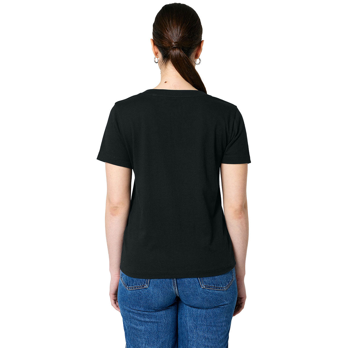 Stanley/Stella Women's Black Stella Isla V-Neck Tee