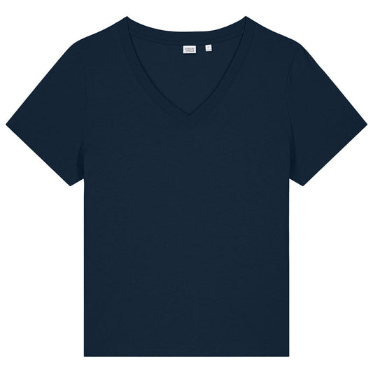 Stanley/Stella Women's French Navy Stella Isla V-Neck Tee