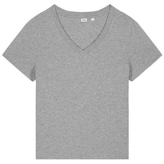 Stanley/Stella Women's Heather Grey Stella Isla V-Neck Tee
