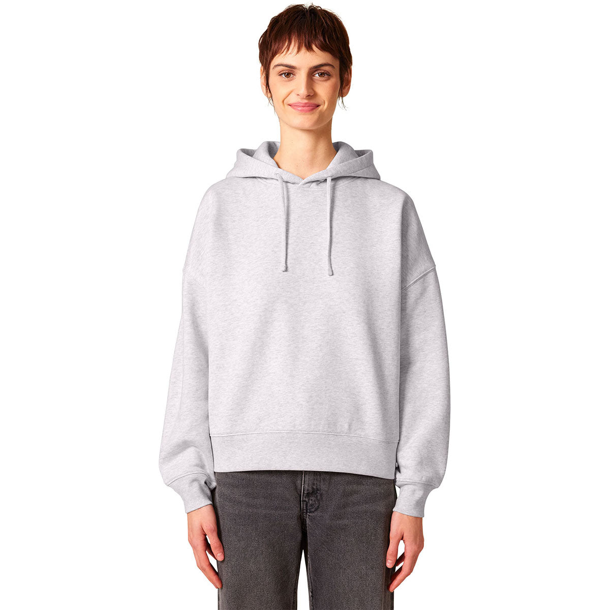 Stanley/Stella Women's Cool Heather Grey Stella Nora Hooded Sweatshirt