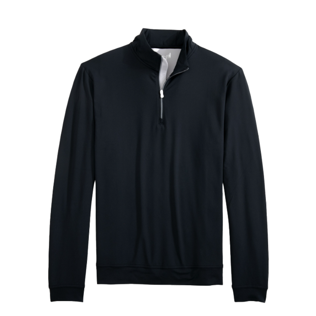 Johnnie-O Men's Black Motion Quarter Zip
