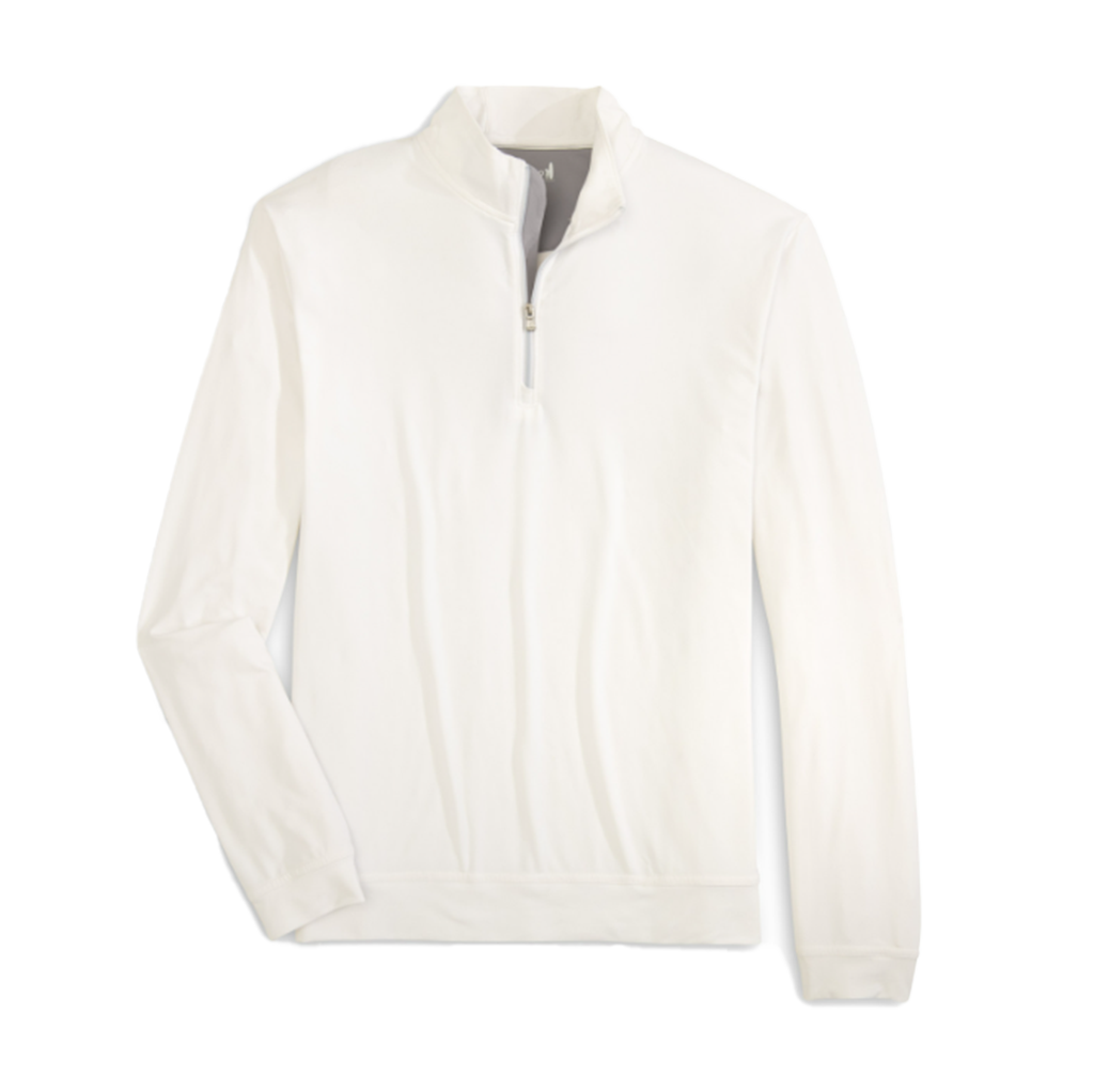 Johnnie-O Men's White Motion Quarter Zip
