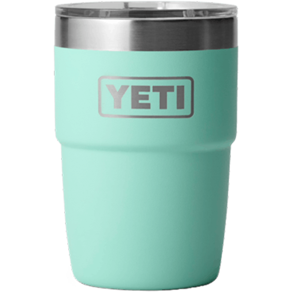 YETI Seafoam Rambler 8 oz Stackable Cup with Durasip Ceramic Lining
