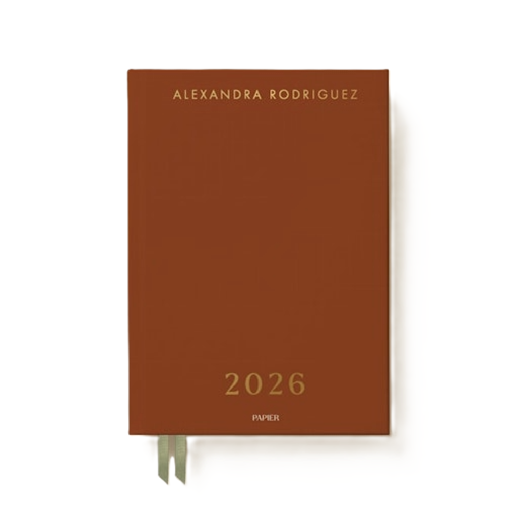 Papier Brown Shine Calendar Year Planner