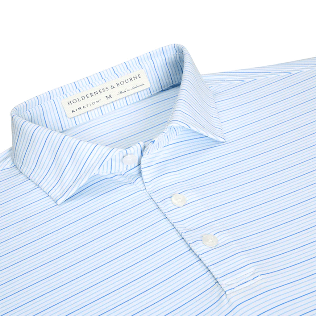 Holderness & Bourne Men's Vista Blue/Horizon Blue The Stanley Shirt