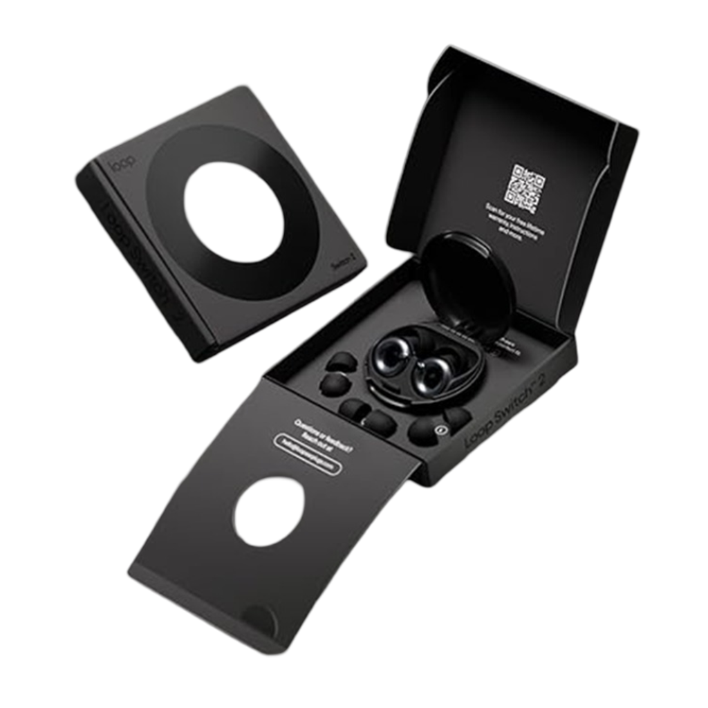 Loop Black Switch 2 Earplugs