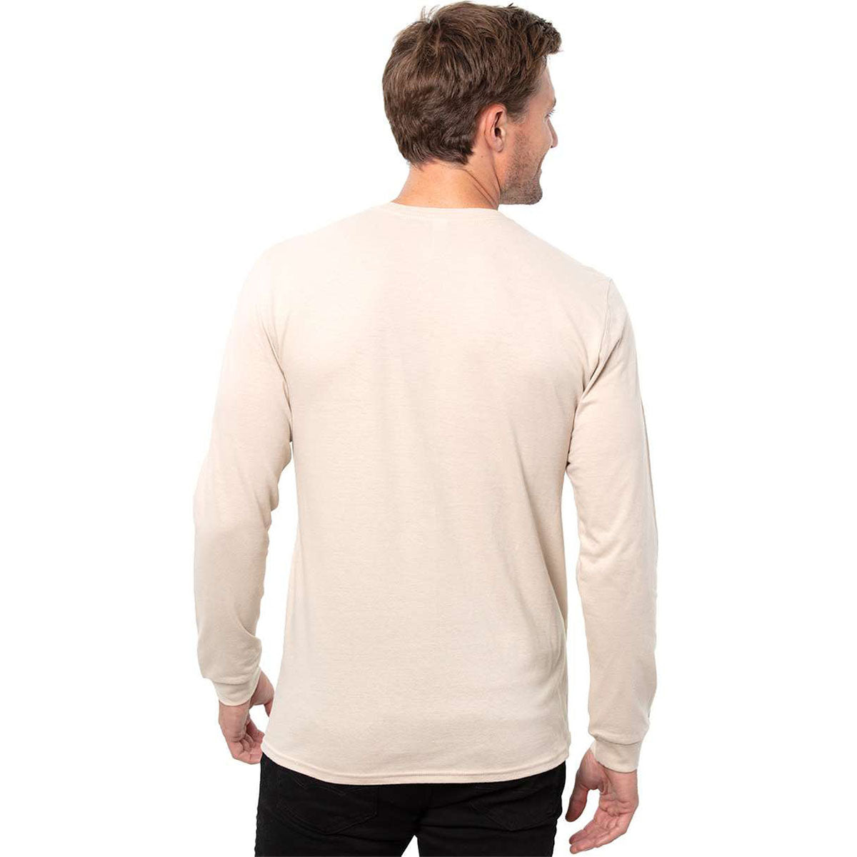 Threadfast Apparel Men's Natural Epic Long Sleeve T-Shirt