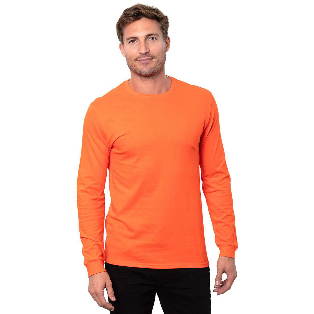 Threadfast Apparel Men's Orange Epic Long Sleeve T-Shirt