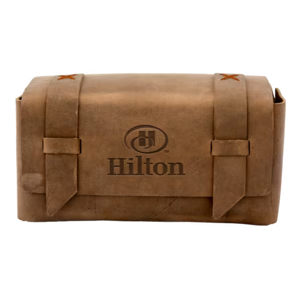 Snugz Distressed Brown Baxter Dopp Kit Bag