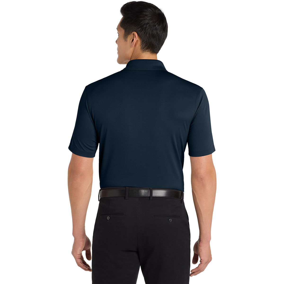 Port Authority Men's River Blue Navy Tall Dry Zone UV Micro-Mesh Polo