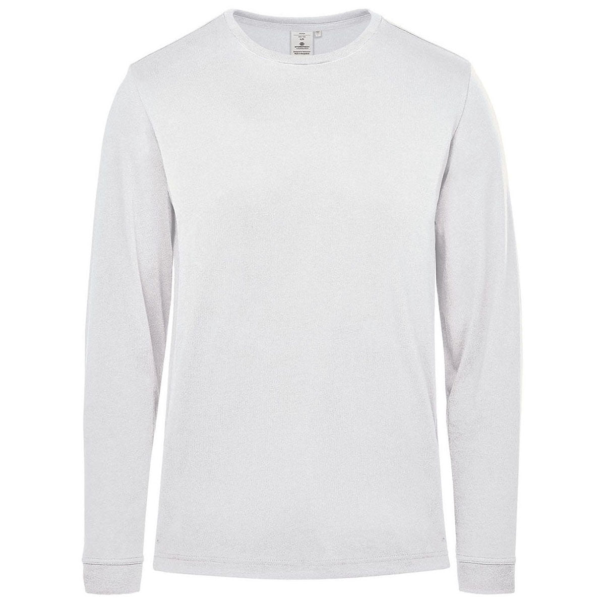 Stormtech Men's White Stockton Long Sleeve Tee
