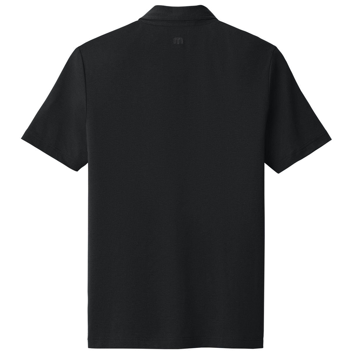 TravisMathew Men's Black Glenview Solid Polo