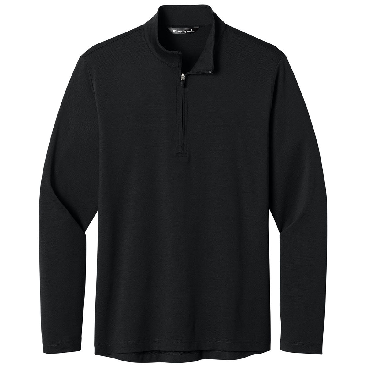 TravisMathew Men's Black Onward 1/4-Zip