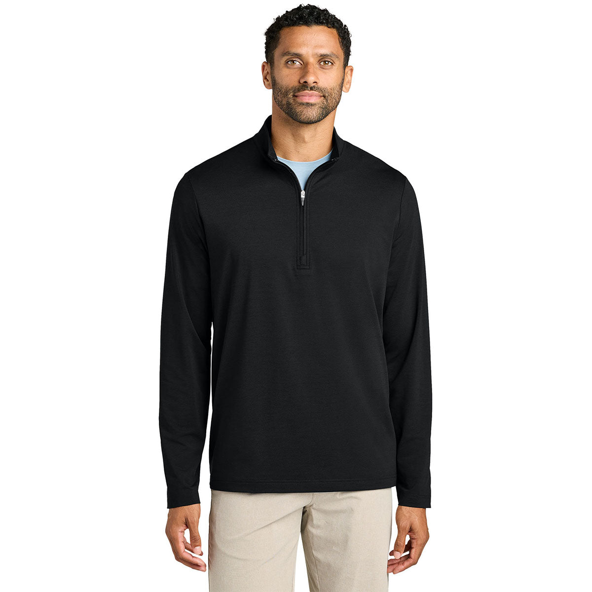 TravisMathew Men's Black Onward 1/4-Zip