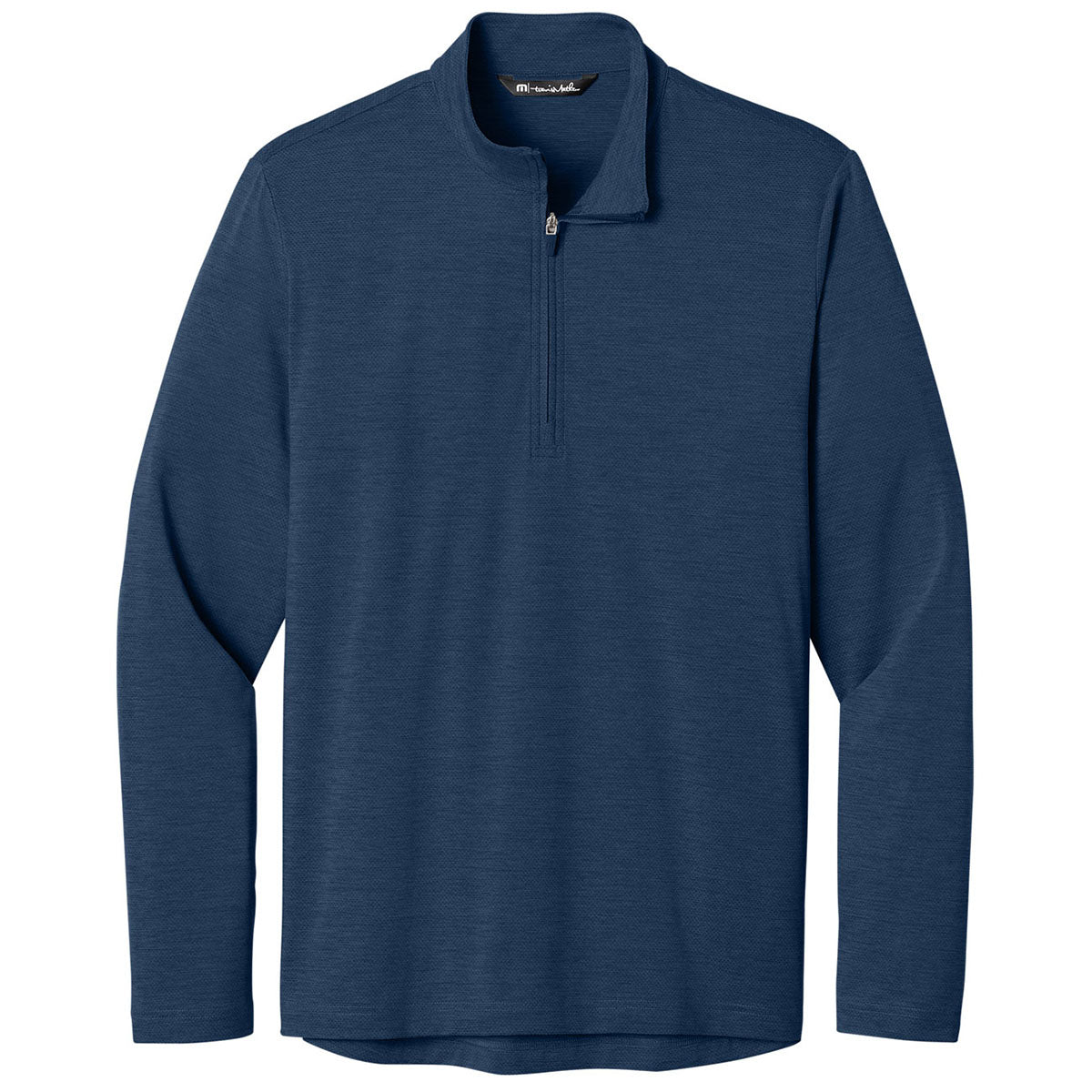 TravisMathew Men's Navy Heather Onward 1/4-Zip