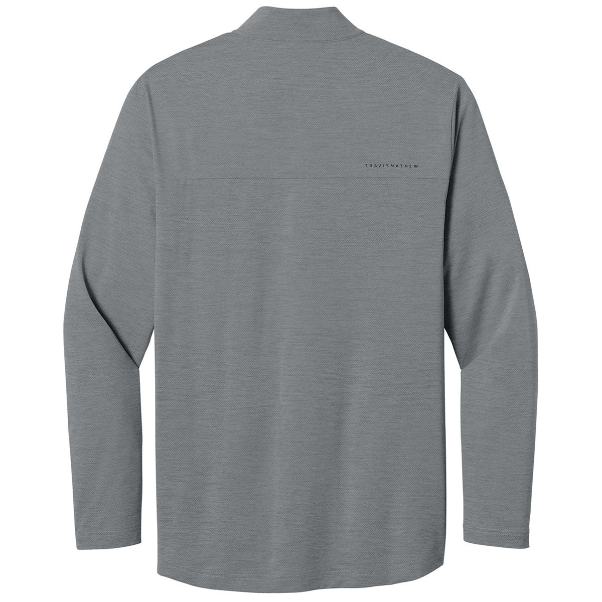 TravisMathew Men's Quiet Shade Grey Heather Onward 1/4-Zip