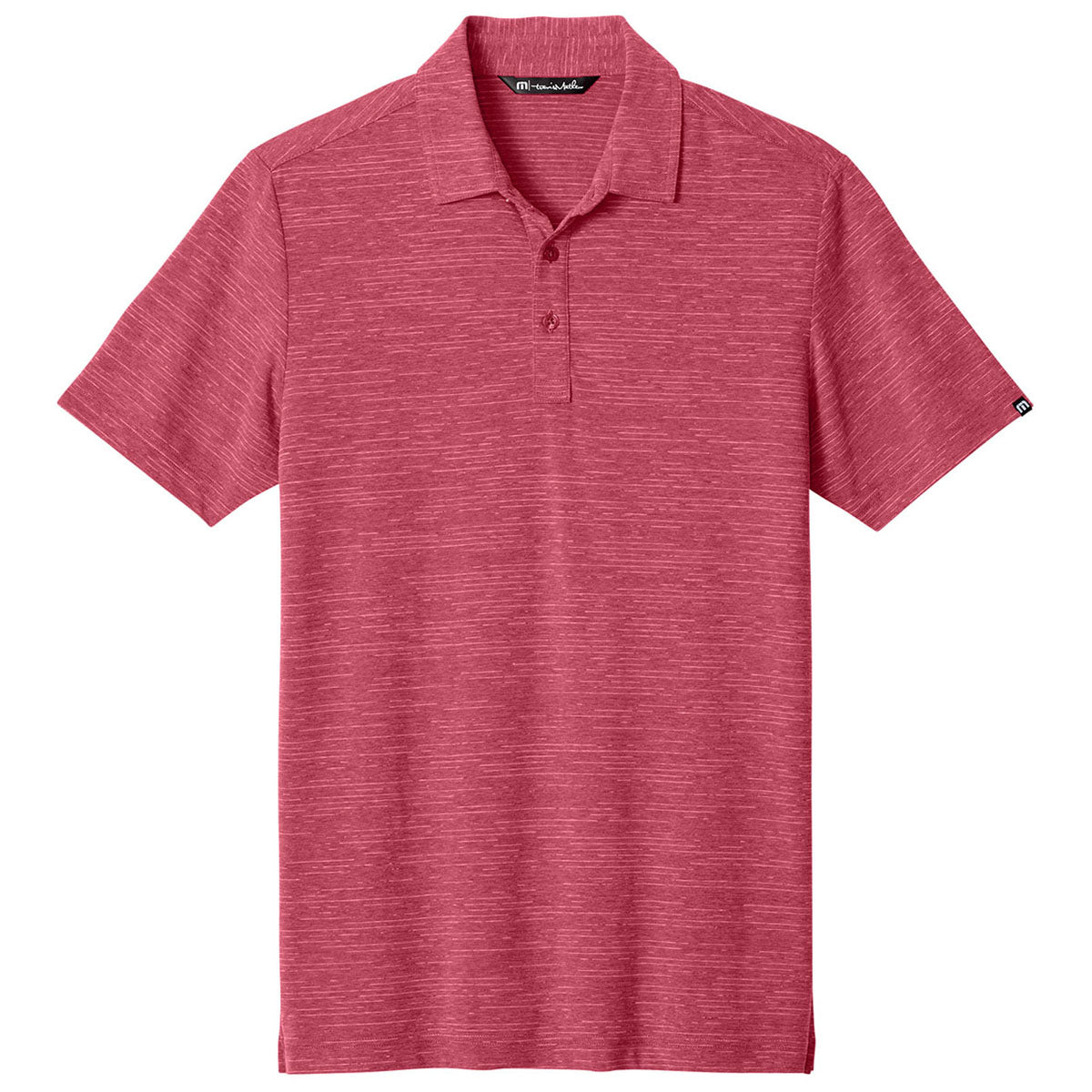 TravisMathew Men's Scooter Red Heather Crestview Polo