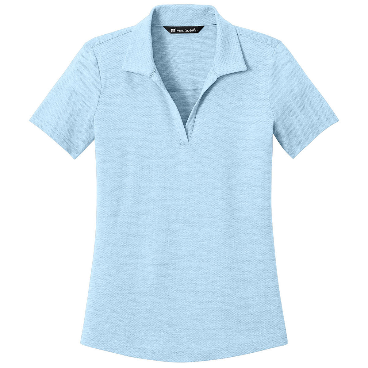 TravisMathew Women's Airy Blue Heather Onward Polo