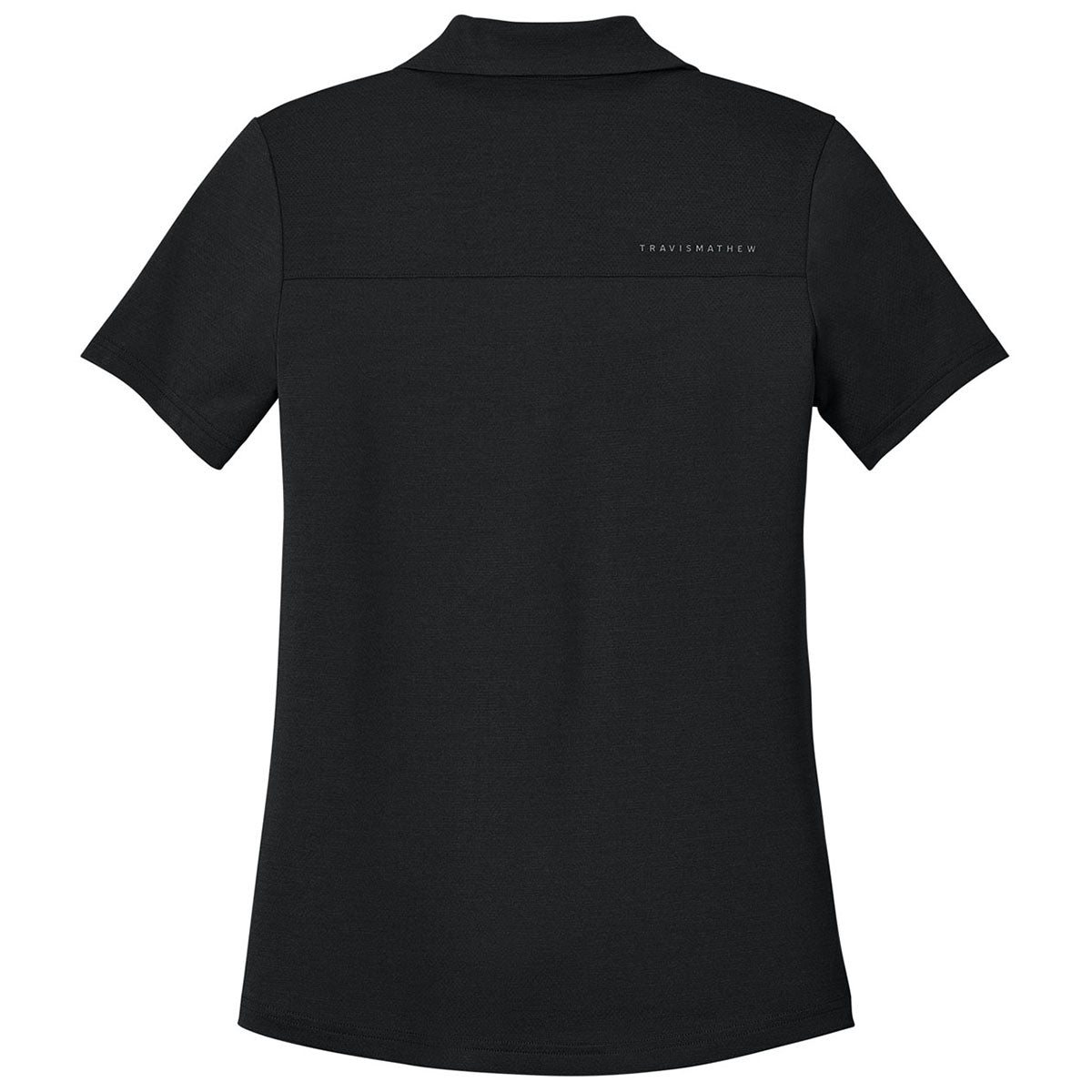 TravisMathew Women's Black Onward Polo