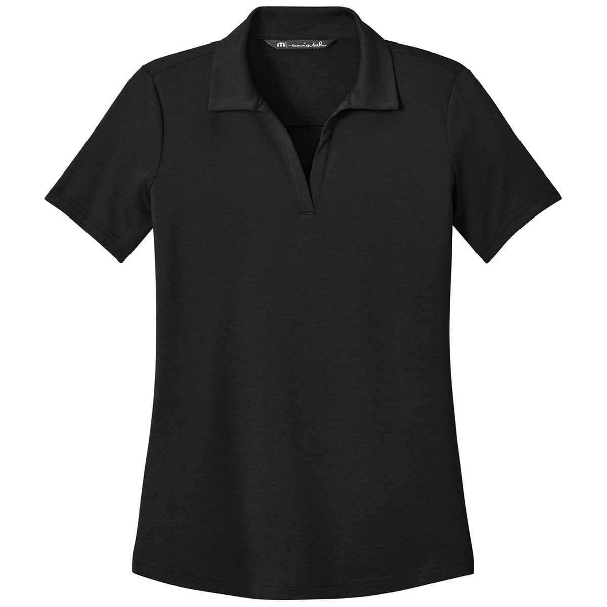 TravisMathew Women's Black Onward Polo