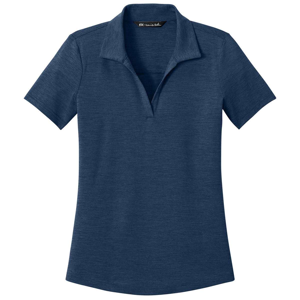 TravisMathew Women's Navy Heather Onward Polo