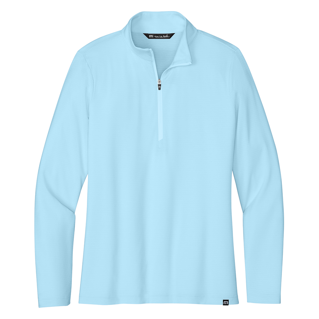 TravisMathew Women's Dream Blue Crestview 1/4-Zip
