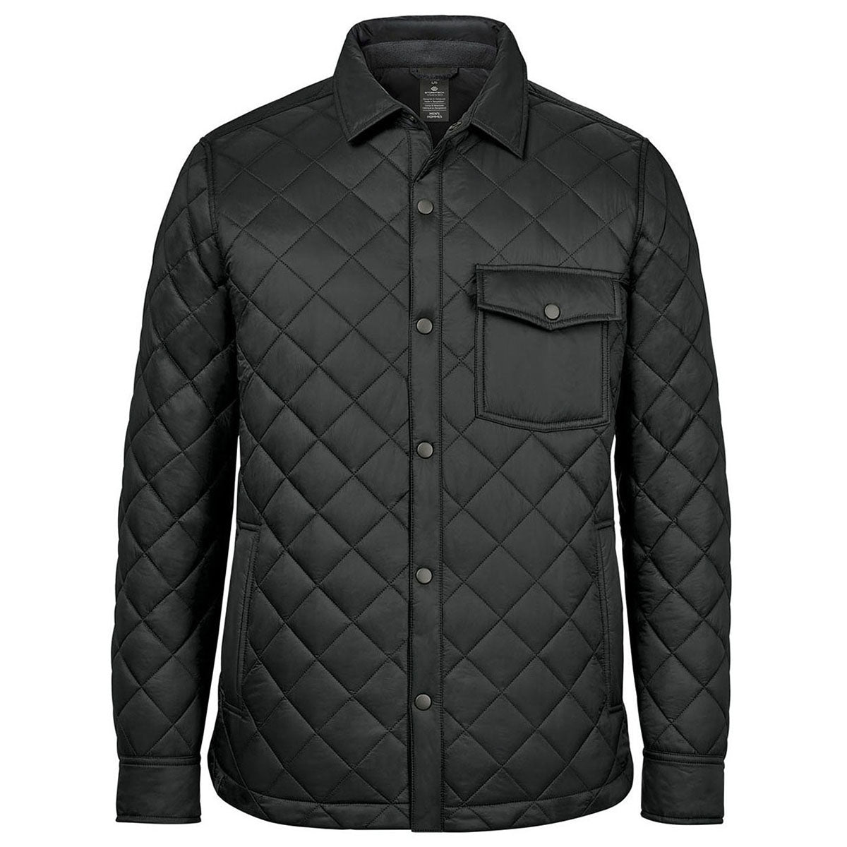 Stormtech Men's Black Tundra Quilted Shacket