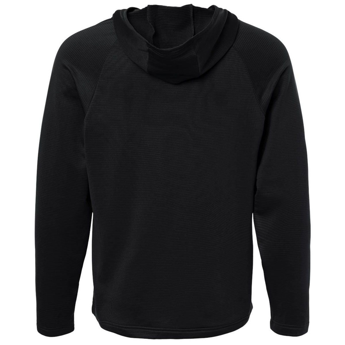 Team 365 Men's Black Qualify Quarter-Zip Hooded Pullover