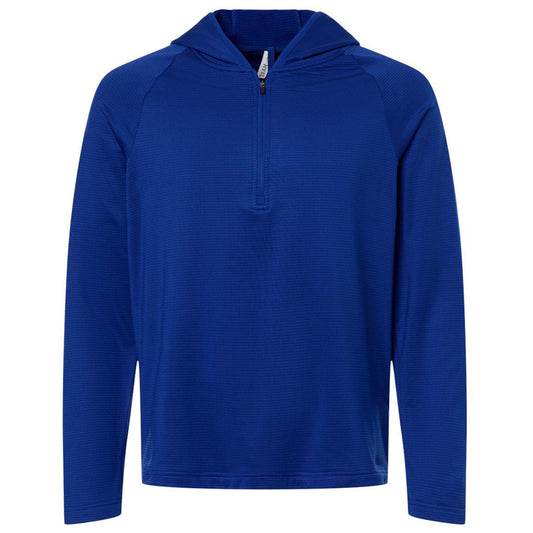 Team 365 Men's Sport Royal Qualify Quarter-Zip Hooded Pullover
