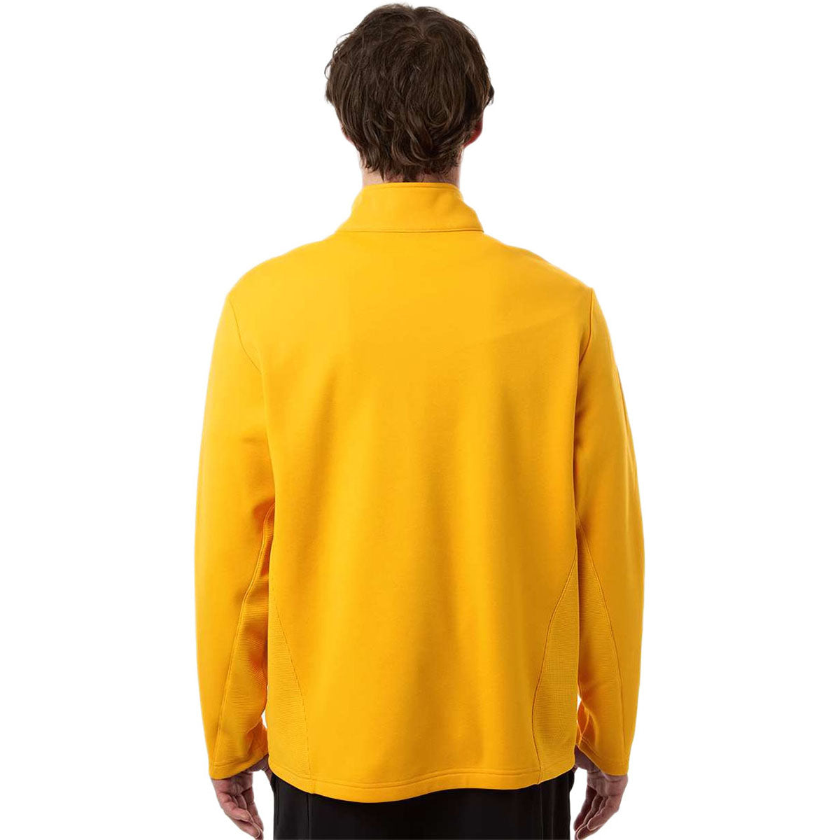Team 365 Unisex Sport Athletic Gold Squad Cadet Quarter-Zip Tech Fleece Pullover