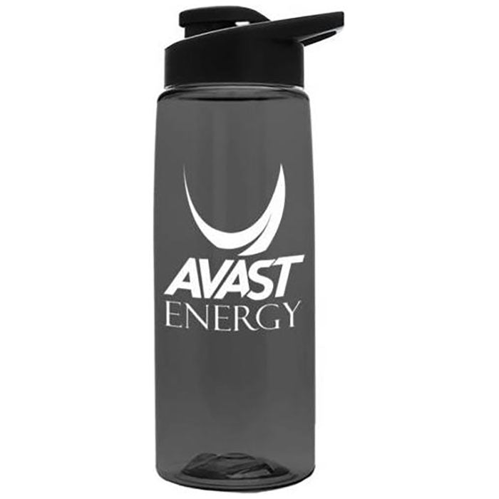 Garyline Transparent Smoke Flair Tritan Bottle with Drink-Thru Lid - 26 oz.