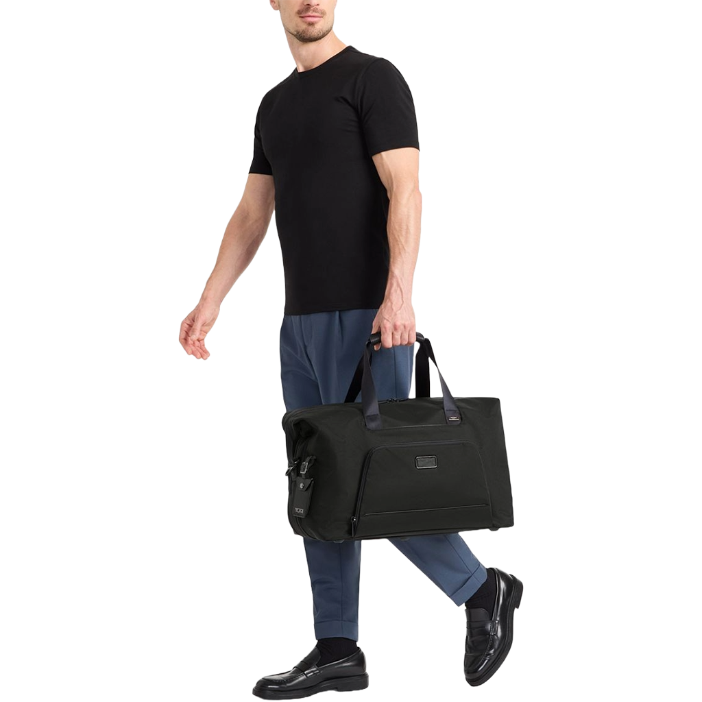 Tumi Black Alpha Double Expansion Duffel